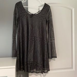 Altar’d State Grey Lace Dress
